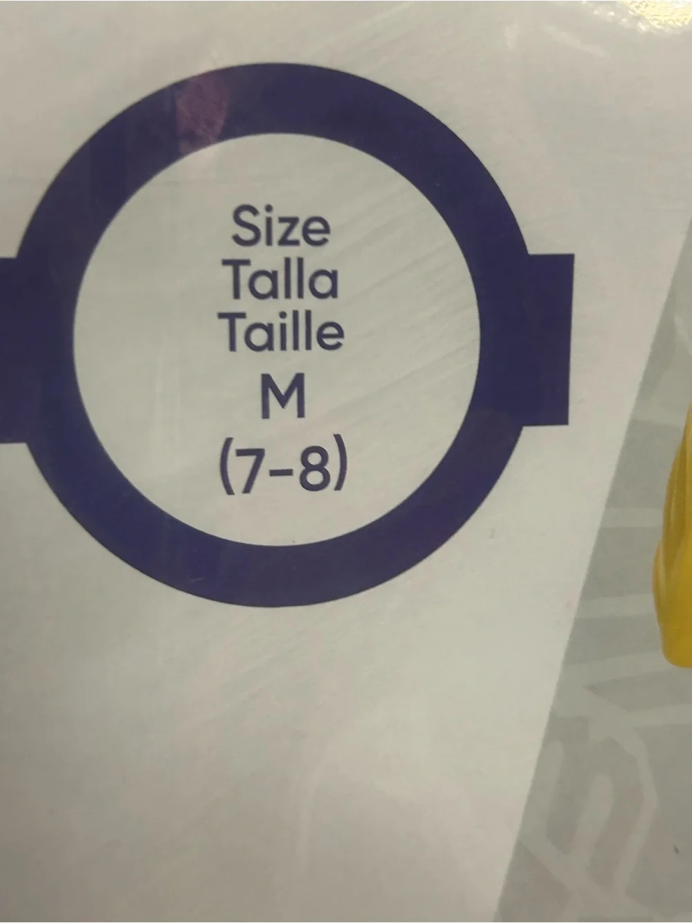 Minions Blue & Yellow Kids Overalls Costume  size Medium  new - Picture 2 of 3